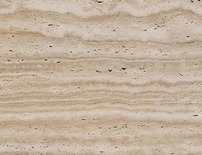 Cross-cut vs vein-cut travertine from Turkey